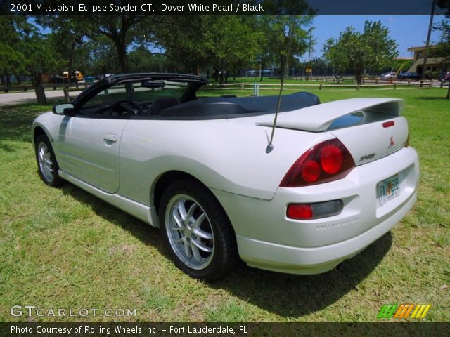 2001 Mitsubishi Eclipse Spyder GT in Dover White Pearl