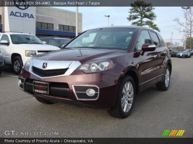 2010 Acura RDX SH-AWD in Basque Red Pearl