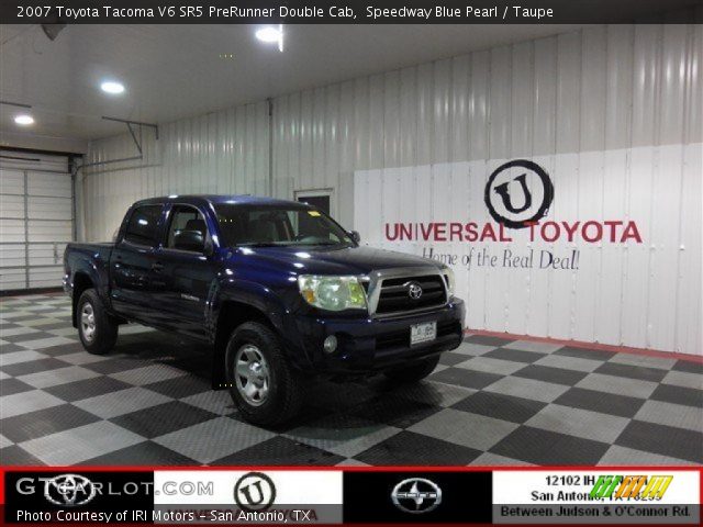 2007 Toyota Tacoma V6 SR5 PreRunner Double Cab in Speedway Blue Pearl