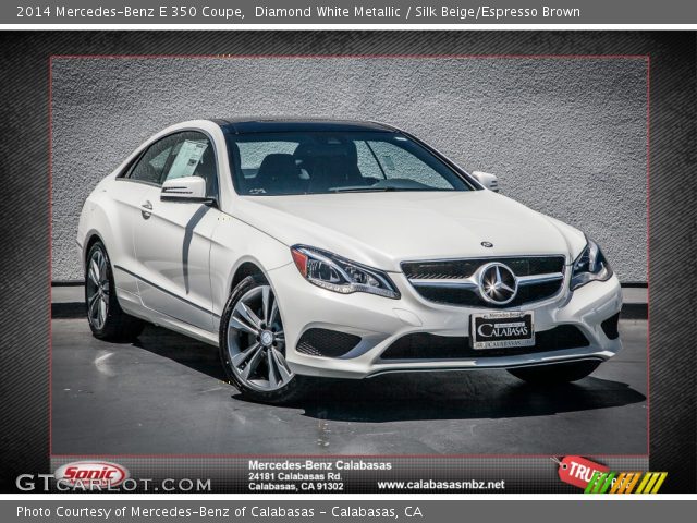 2014 Mercedes-Benz E 350 Coupe in Diamond White Metallic