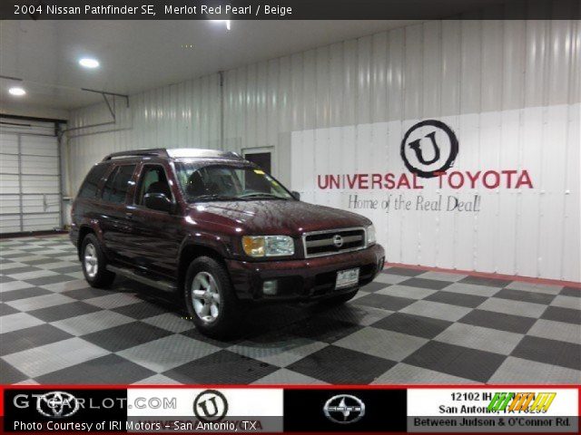 2004 Nissan Pathfinder SE in Merlot Red Pearl