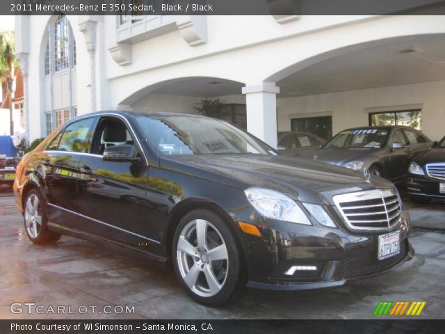 2011 Mercedes-Benz E 350 Sedan in Black