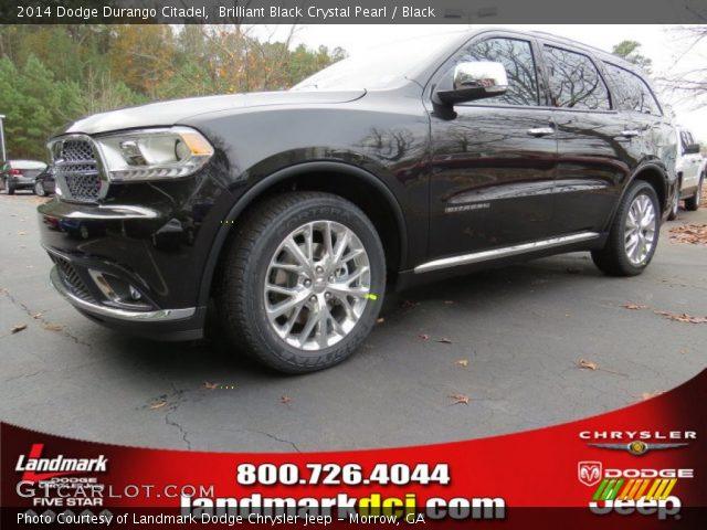 2014 Dodge Durango Citadel in Brilliant Black Crystal Pearl