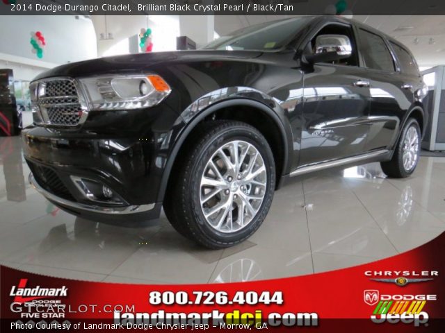 2014 Dodge Durango Citadel in Brilliant Black Crystal Pearl