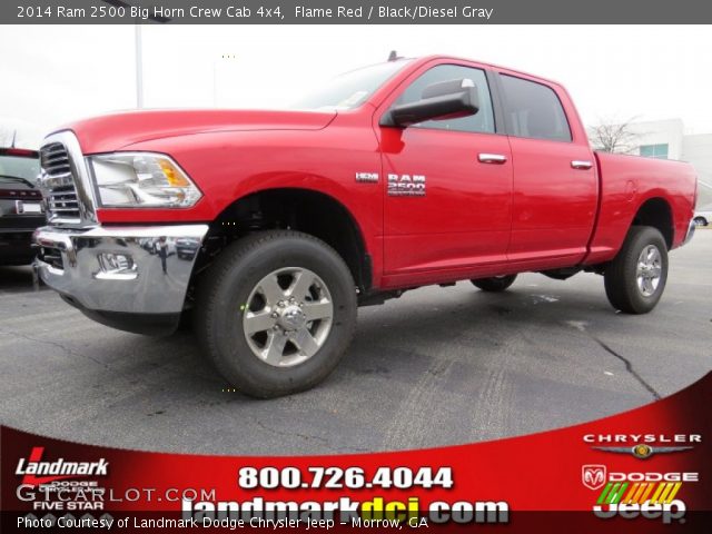 2014 Ram 2500 Big Horn Crew Cab 4x4 in Flame Red
