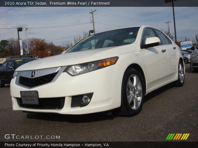 2010 Acura TSX Sedan in Premium White Pearl