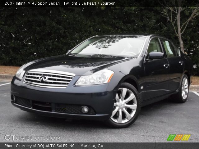 2007 Infiniti M 45 Sport Sedan in Twilight Blue Pearl