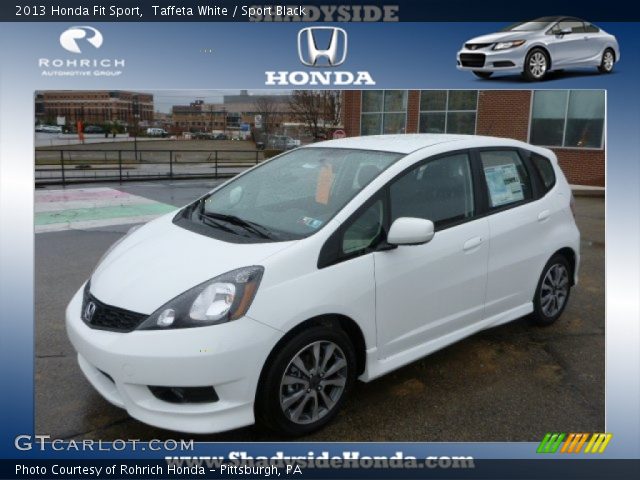 2013 Honda Fit Sport in Taffeta White
