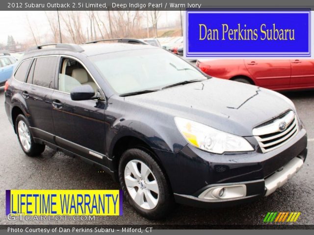2012 Subaru Outback 2.5i Limited in Deep Indigo Pearl
