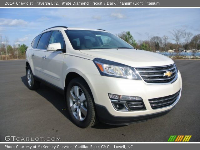 2014 Chevrolet Traverse LTZ in White Diamond Tricoat