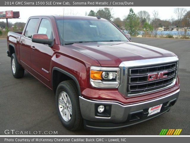 2014 GMC Sierra 1500 SLE Crew Cab in Sonoma Red Metallic