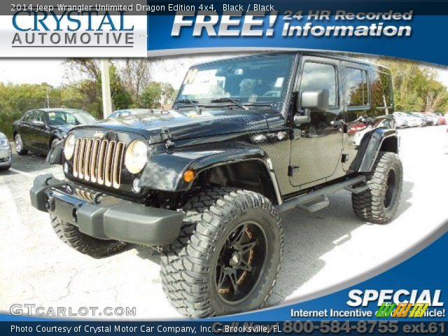2014 Jeep Wrangler Unlimited Dragon Edition 4x4 in Black