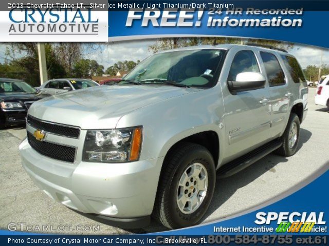 2013 Chevrolet Tahoe LT in Silver Ice Metallic