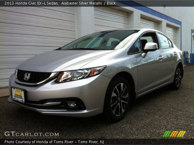 2013 Honda Civic EX-L Sedan in Alabaster Silver Metallic