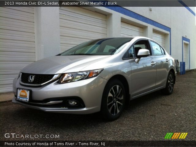 2013 Honda Civic EX-L Sedan in Alabaster Silver Metallic