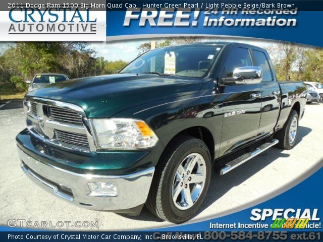 2011 Dodge Ram 1500 Big Horn Quad Cab in Hunter Green Pearl