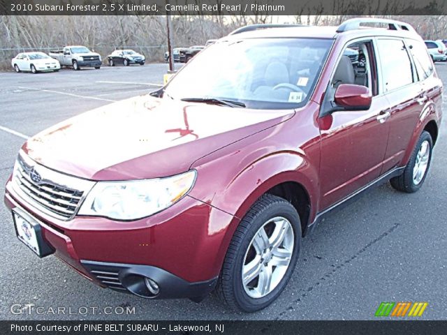 2010 Subaru Forester 2.5 X Limited in Camellia Red Pearl