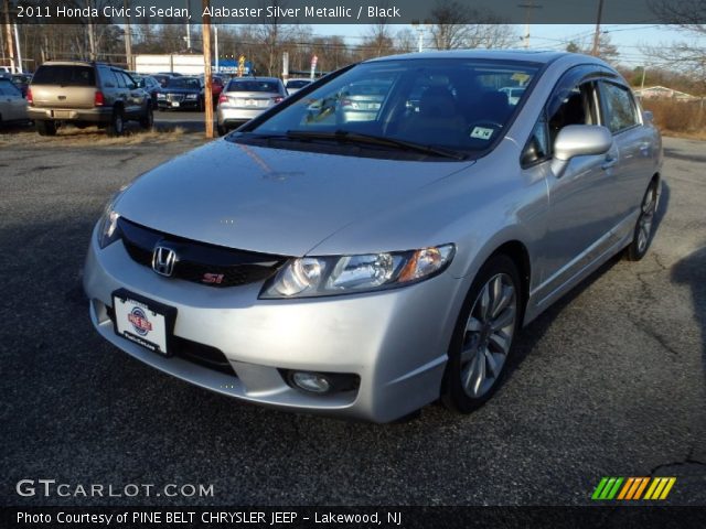2011 Honda Civic Si Sedan in Alabaster Silver Metallic