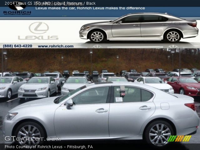 2014 Lexus GS 350 AWD in Liquid Platinum