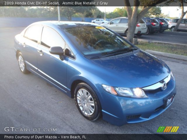 2009 Honda Civic DX-VP Sedan in Atomic Blue Metallic