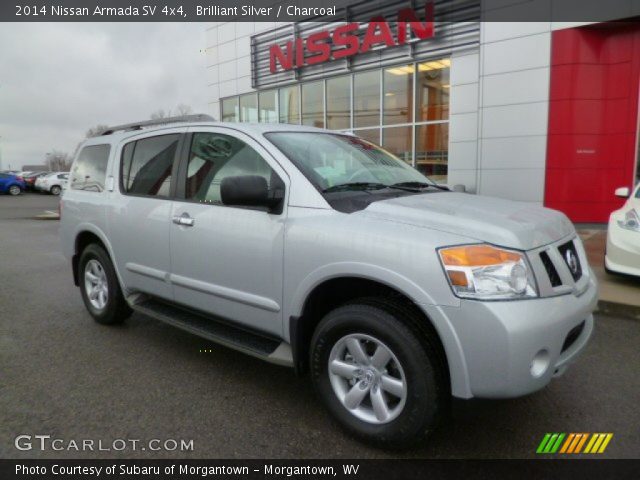 2014 Nissan Armada SV 4x4 in Brilliant Silver
