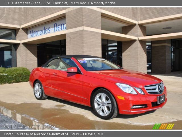 2011 Mercedes-Benz E 350 Cabriolet in Mars Red