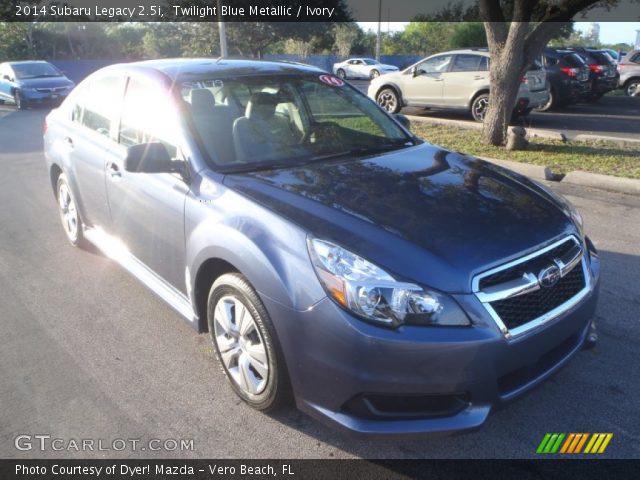 2014 Subaru Legacy 2.5i in Twilight Blue Metallic