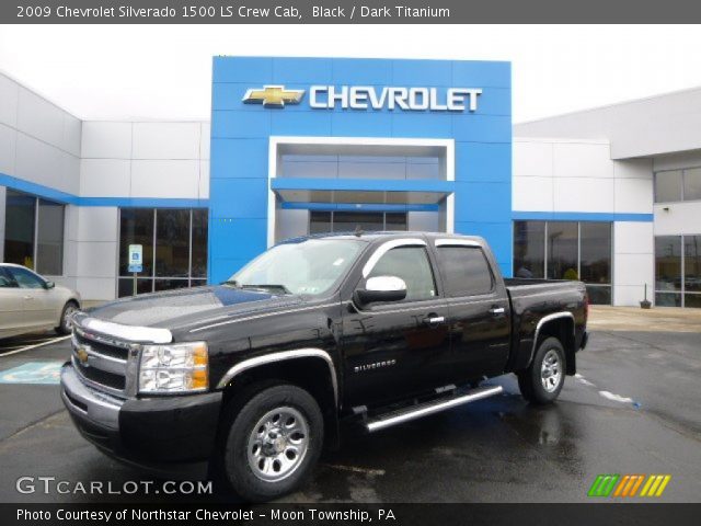 2009 Chevrolet Silverado 1500 LS Crew Cab in Black