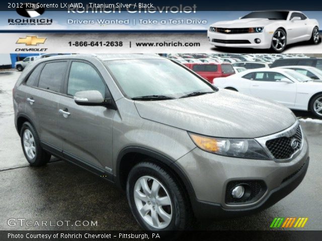 2012 Kia Sorento LX AWD in Titanium Silver