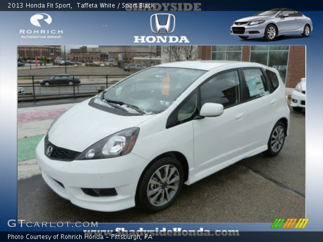 2013 Honda Fit Sport in Taffeta White