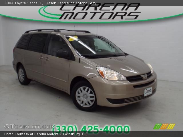 2004 Toyota Sienna LE in Desert Sand Mica