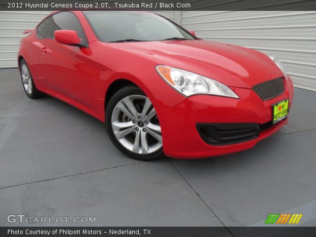 2012 Hyundai Genesis Coupe 2.0T in Tsukuba Red