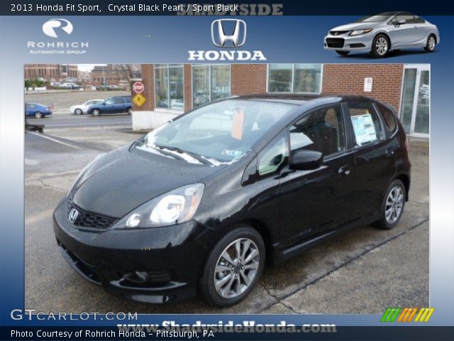 2013 Honda Fit Sport in Crystal Black Pearl