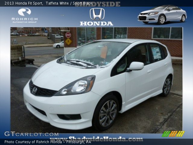 2013 Honda Fit Sport in Taffeta White