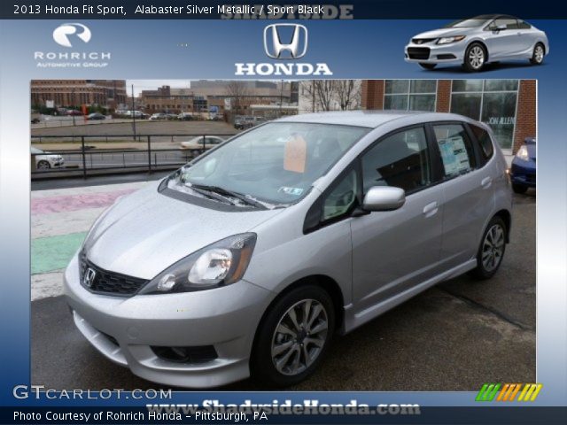 2013 Honda Fit Sport in Alabaster Silver Metallic