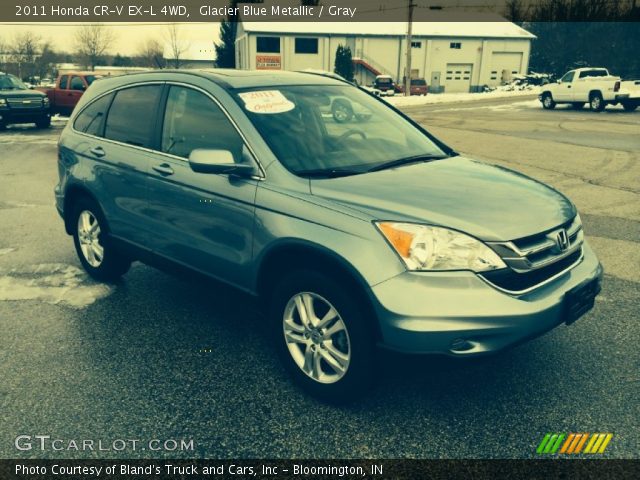 2011 Honda CR-V EX-L 4WD in Glacier Blue Metallic