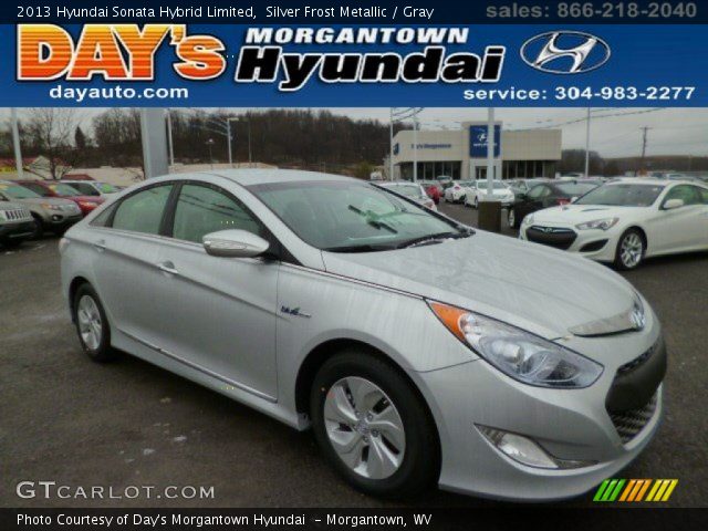 2013 Hyundai Sonata Hybrid Limited in Silver Frost Metallic