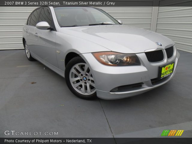 2007 BMW 3 Series 328i Sedan in Titanium Silver Metallic