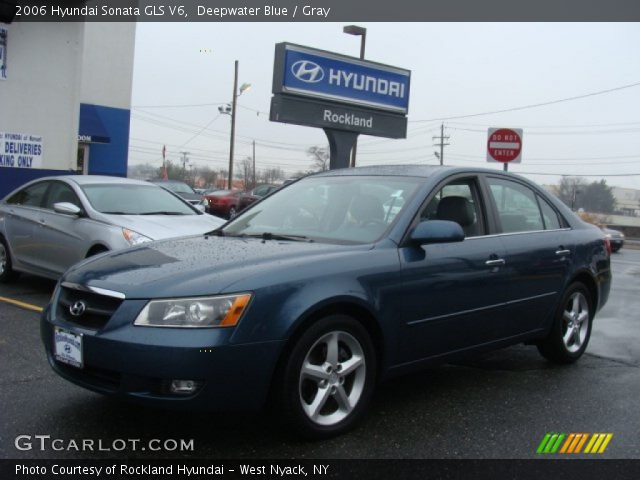 2006 Hyundai Sonata GLS V6 in Deepwater Blue