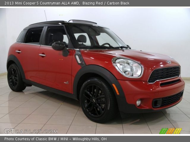 2013 Mini Cooper S Countryman ALL4 AWD in Blazing Red