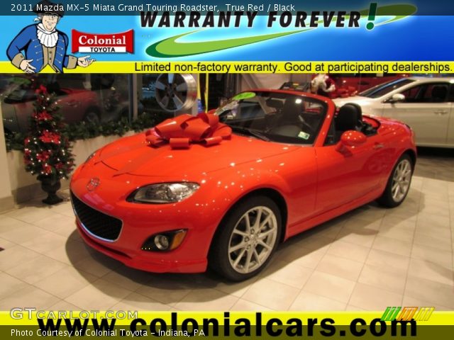 2011 Mazda MX-5 Miata Grand Touring Roadster in True Red