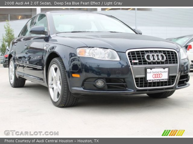 2008 Audi A4 2.0T Sedan in Deep Sea Blue Pearl Effect