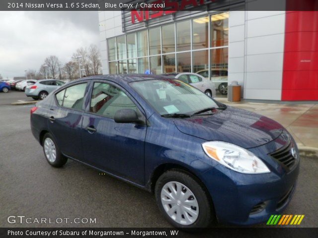 2014 Nissan Versa 1.6 S Sedan in Blue Onyx