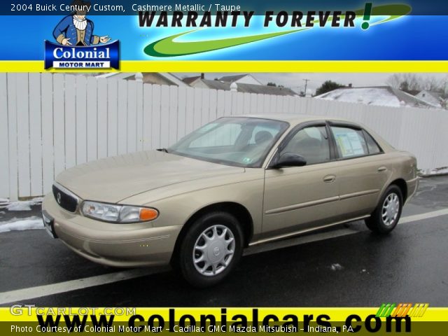 2004 Buick Century Custom in Cashmere Metallic