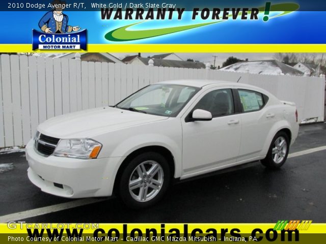 2010 Dodge Avenger R/T in White Gold
