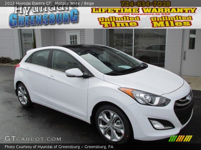 2013 Hyundai Elantra GT in Monaco White