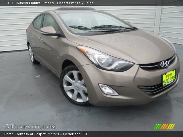 2013 Hyundai Elantra Limited in Desert Bronze