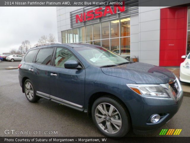 2014 Nissan Pathfinder Platinum AWD in Arctic Blue Metallic