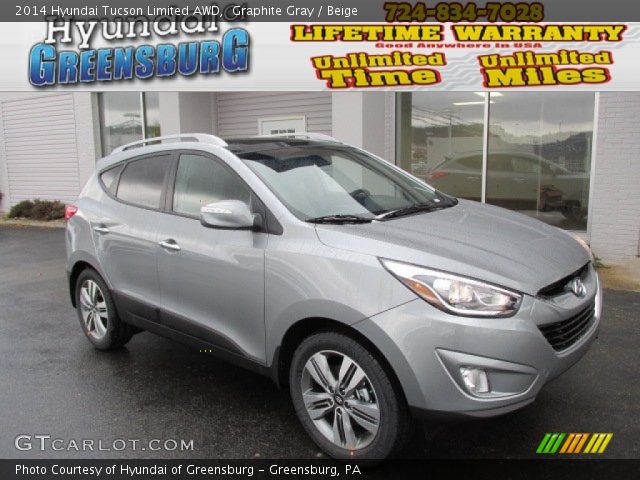 2014 Hyundai Tucson Limited AWD in Graphite Gray