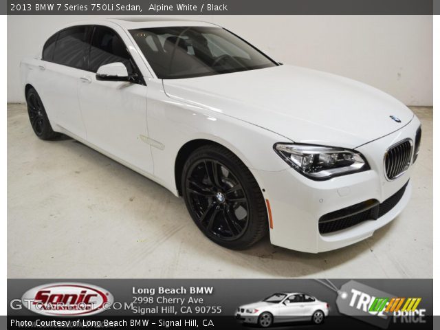 2013 BMW 7 Series 750Li Sedan in Alpine White